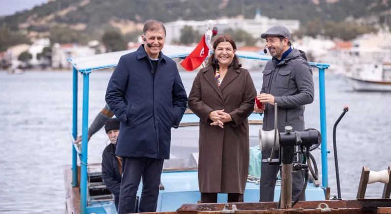 CEMİL TUGAY FOÇA'DA HALK TV CANLI YAYININA KATILDI