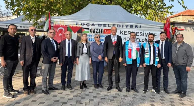 FOÇA'DA GAZZE KERMESİNDE 175.000TL TOPLANDI