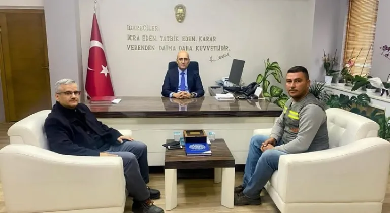 KAYMAKAM AYDIN, GEDİZ ELEKTRİK İLE GÖRÜŞTÜ